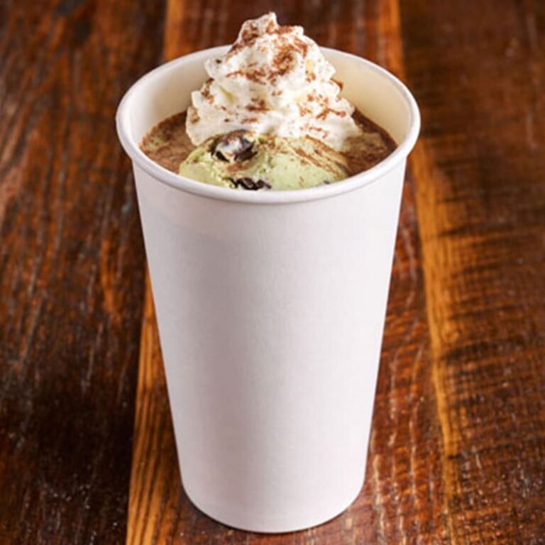 Gourmet drinking chocolate from Brookers Ice Cream