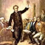 Patrick Henry portrait tied to his revolutionary ice cream flavor.