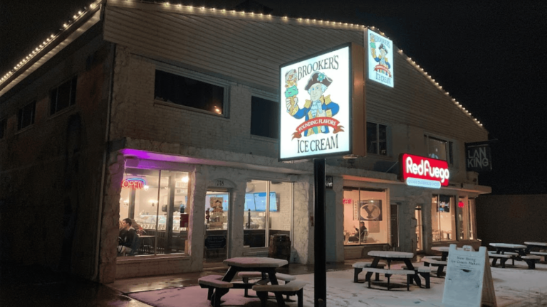 Brooker's Founding Flavors Ice Cream parlor featured for opening during COVID-19 with safe service of premium ice cream